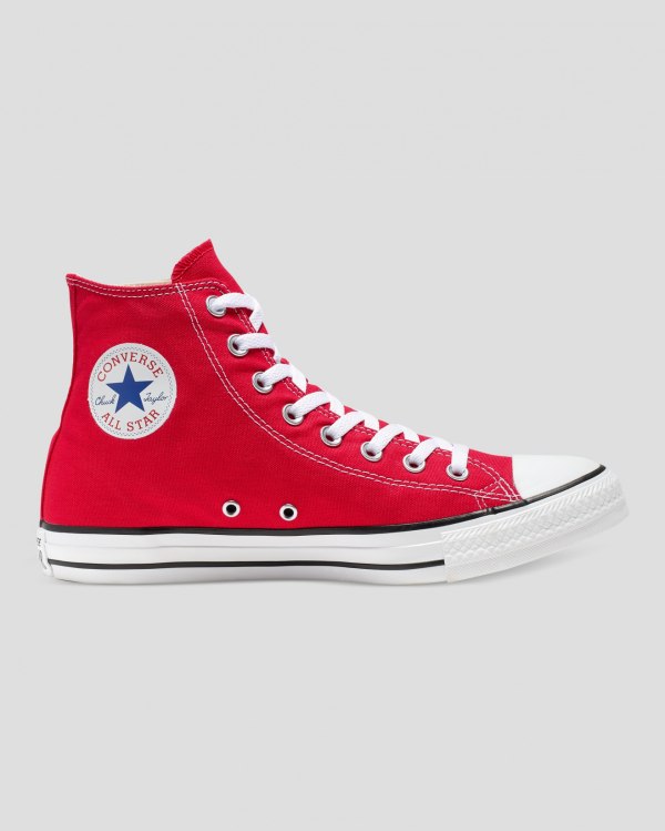 Converse Chuck Taylor All Star Classic Rød Sko Danmark - Converse Høje Sneakers Dame - 59243JRDP